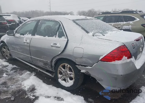 2007 Honda Accord 2.4 Ex from USA, damaged, VIN 1HGCM56857A177533